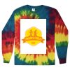 Unisex Tie-Dyed Long Sleeve T-Shirt Thumbnail