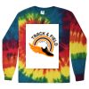 Unisex Tie-Dyed Long Sleeve T-Shirt Thumbnail
