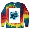 Unisex Tie-Dyed Long Sleeve T-Shirt Thumbnail