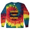 Unisex Tie-Dyed Long Sleeve T-Shirt Thumbnail