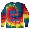 Unisex Tie-Dyed Long Sleeve T-Shirt Thumbnail