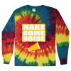 Unisex Tie-Dyed Long Sleeve T-Shirt Thumbnail