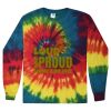 Unisex Tie-Dyed Long Sleeve T-Shirt Thumbnail