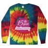Unisex Tie-Dyed Long Sleeve T-Shirt Thumbnail