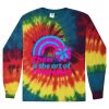 Unisex Tie-Dyed Long Sleeve T-Shirt Thumbnail