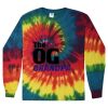 Unisex Tie-Dyed Long Sleeve T-Shirt Thumbnail