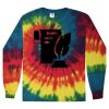 Unisex Tie-Dyed Long Sleeve T-Shirt Thumbnail