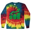 Unisex Tie-Dyed Long Sleeve T-Shirt Thumbnail