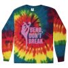 Unisex Tie-Dyed Long Sleeve T-Shirt Thumbnail