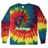 Unisex Tie-Dyed Long Sleeve T-Shirt Thumbnail