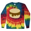 Unisex Tie-Dyed Long Sleeve T-Shirt Thumbnail