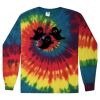 Unisex Tie-Dyed Long Sleeve T-Shirt Thumbnail