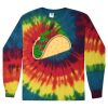 Unisex Tie-Dyed Long Sleeve T-Shirt Thumbnail