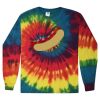 Unisex Tie-Dyed Long Sleeve T-Shirt Thumbnail