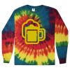 Unisex Tie-Dyed Long Sleeve T-Shirt Thumbnail