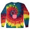 Unisex Tie-Dyed Long Sleeve T-Shirt Thumbnail